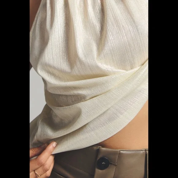 Anthropologie Sunday in Brooklyn Shine Halter Top - Picture 5 of 16